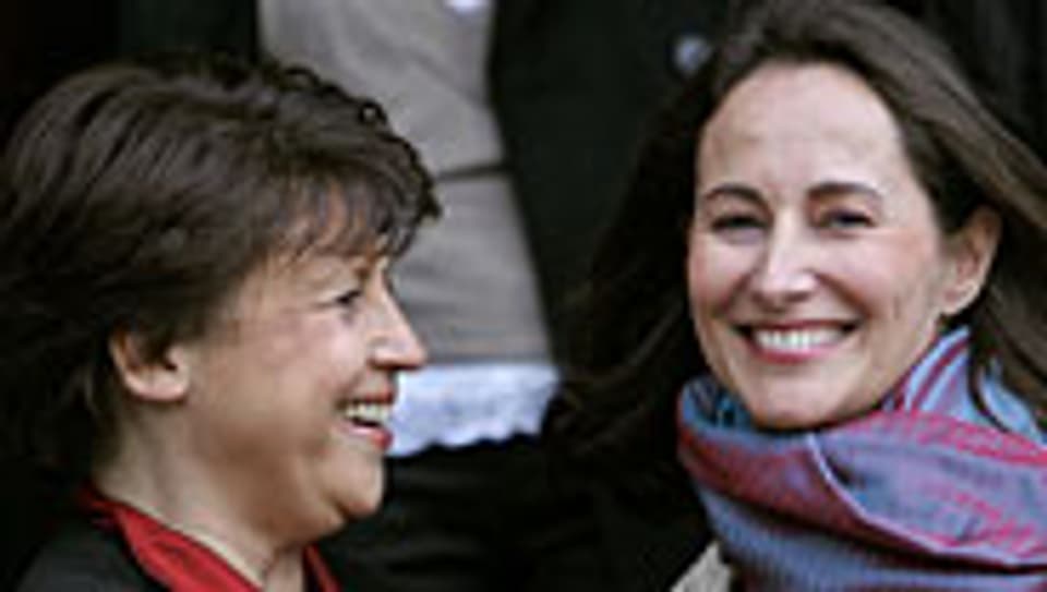 Martine Aubry und Ségolène Royal wollen beide an die Spitze.