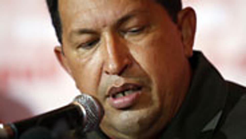 Venezuelas Staatspräsident Hugo Chávez.