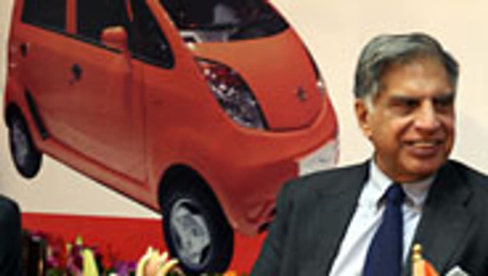 Der indische Autohersteller Ratan Tata produziert das Billigauto «Nano».