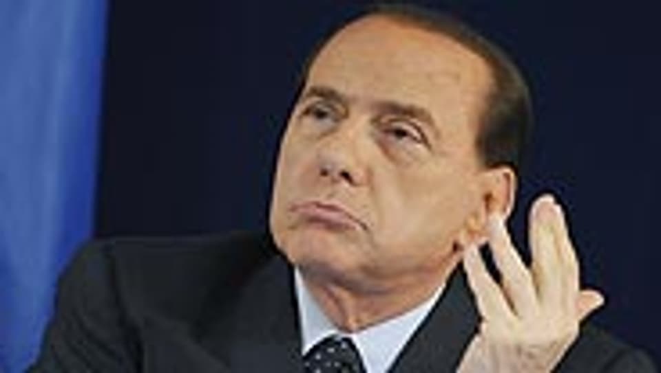 Ministerpräsident Silvio Berlusconi.