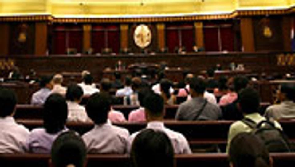 Thailand: Das oberste Gericht tagt in Bangkok.