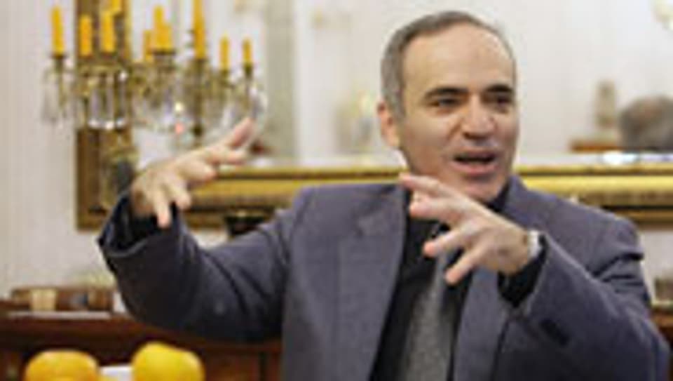 Garri Kasparow will Oppositionsbewegung aufbauen.