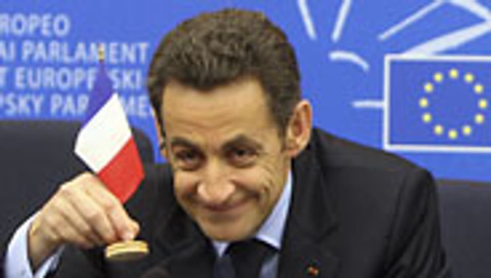 Sarkozy zum Abschluss der französischen Ratspräsidentschaft in der EU.