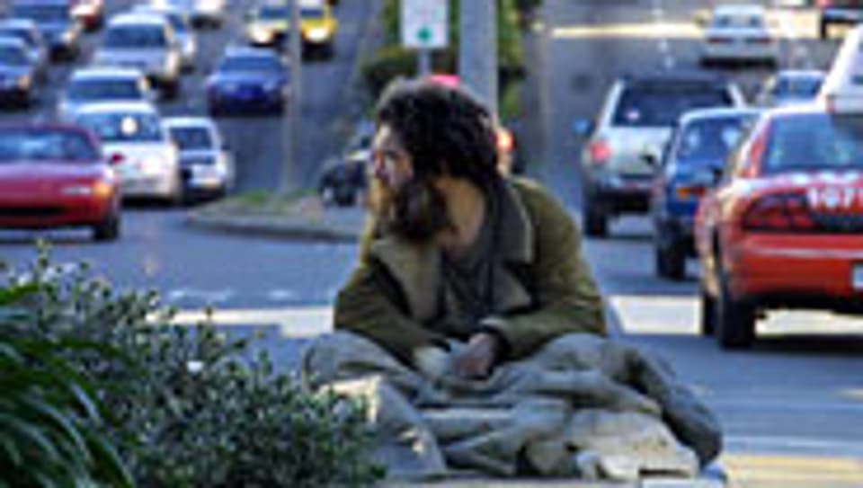 In San Francisco hat die Zahl der Obdachlosen stark zugenommen.
