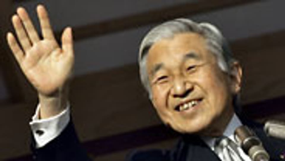 Der japanische Kaiser Akihito.