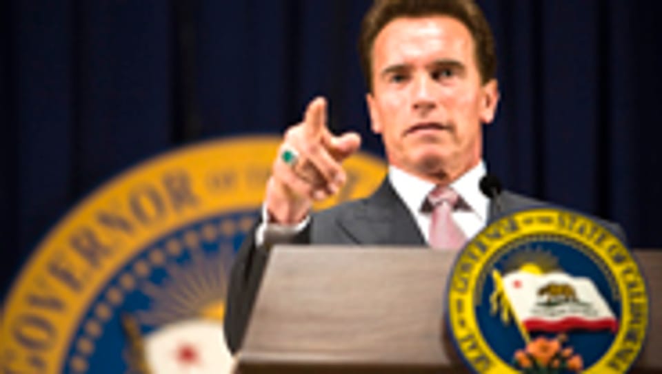 Musste Einschnitte verkünden: Kaliforniens Gouverneur Arnold Schwarzenegger.