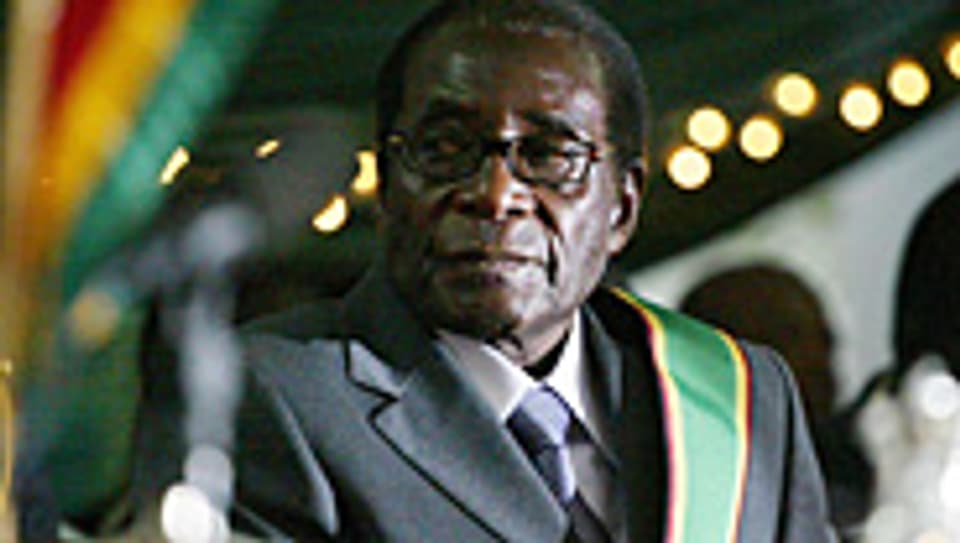 Simbabwes Machthaber Robert Mugabe.