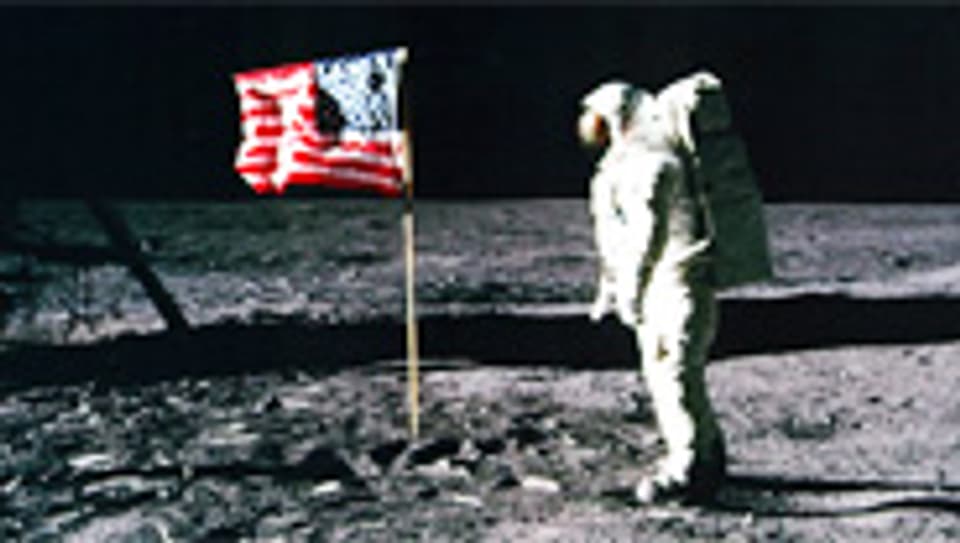 1969 waren die Amerikaner erstmals auf dem Mond.