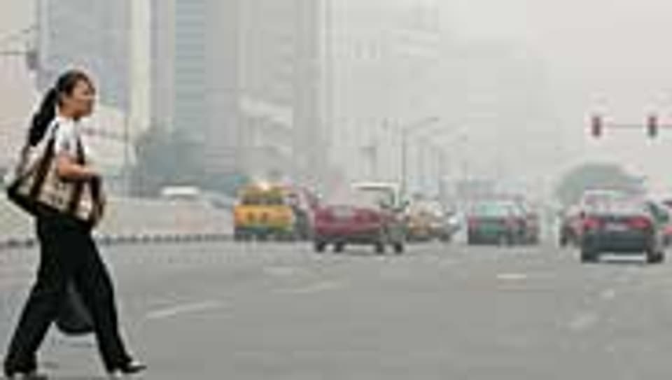 Bald soll die Luft in Peking besser werden.