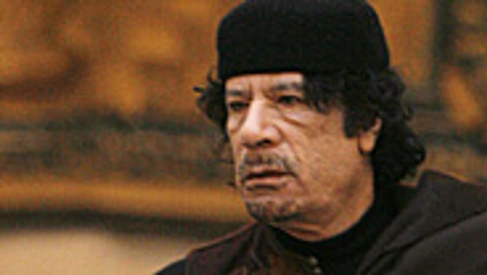 Der libysche Staatschef Muammar al-Gaddafi.