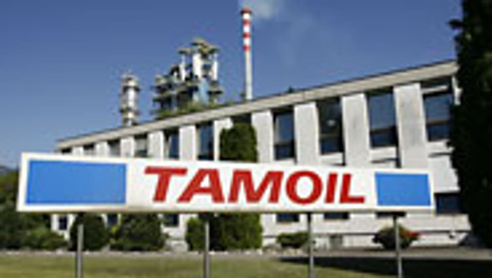 Kein Lieferstopp für libysches Öl: Die Schweizer Niederlassung der libyschen Mineralölgesellschaft Tamoil in Collombey.