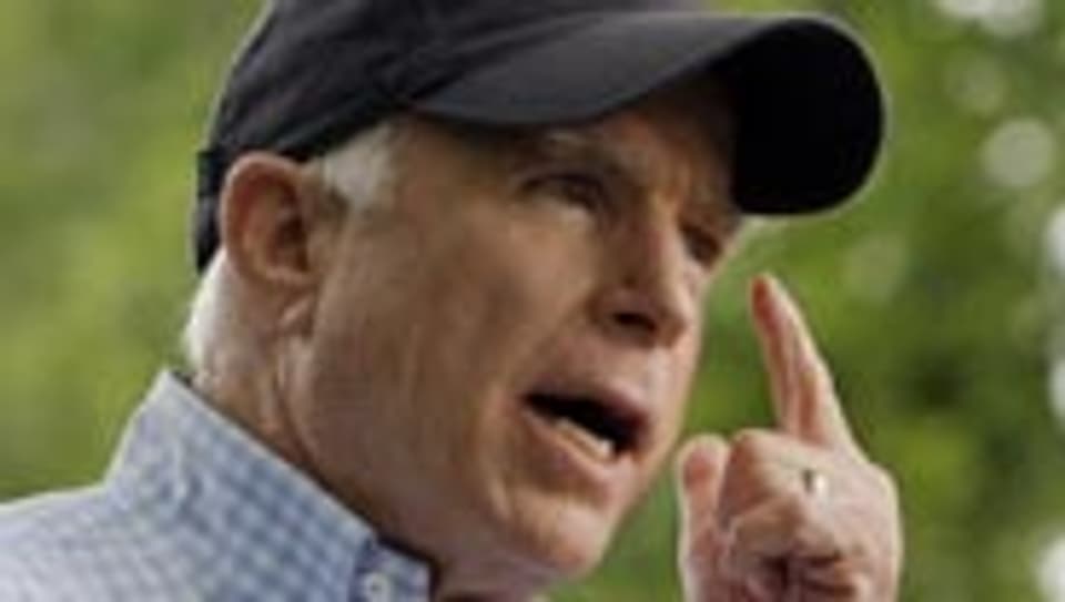 John McCain goes negative.