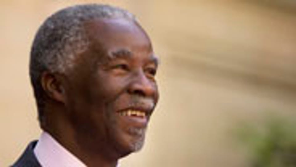 Thabo Mbeki, Präsident Südafrikas.