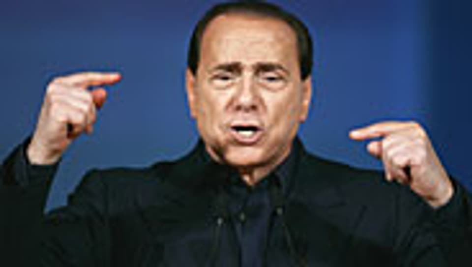 Silvio Berlusconi beginnt den Wahlkampf