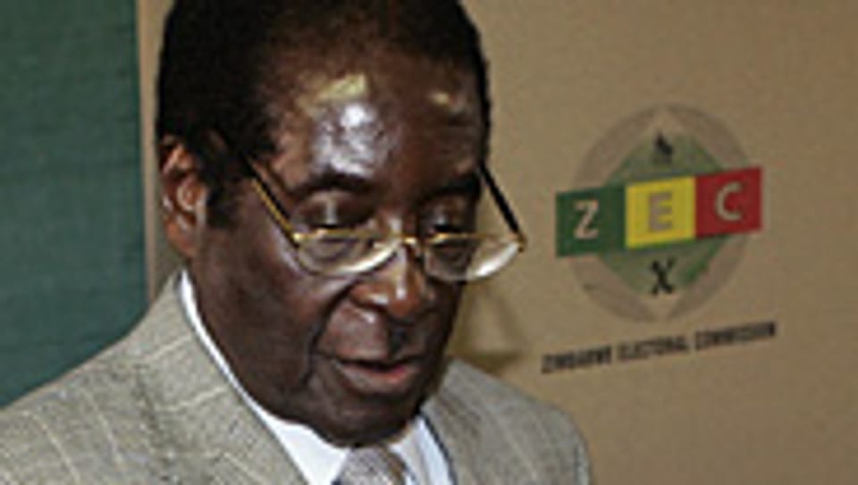 Simbabwes Präsident Robert Mugabe.