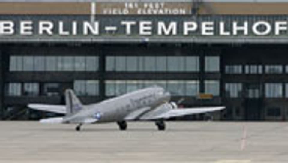 Der Flughafen Tempelhof.