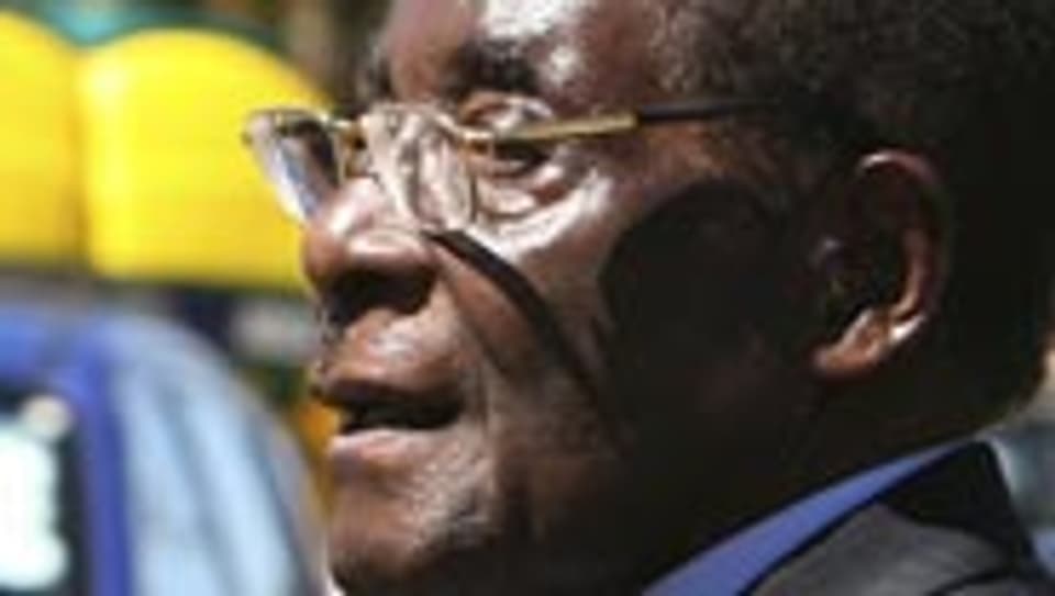 Präsident Robert Mugabe.