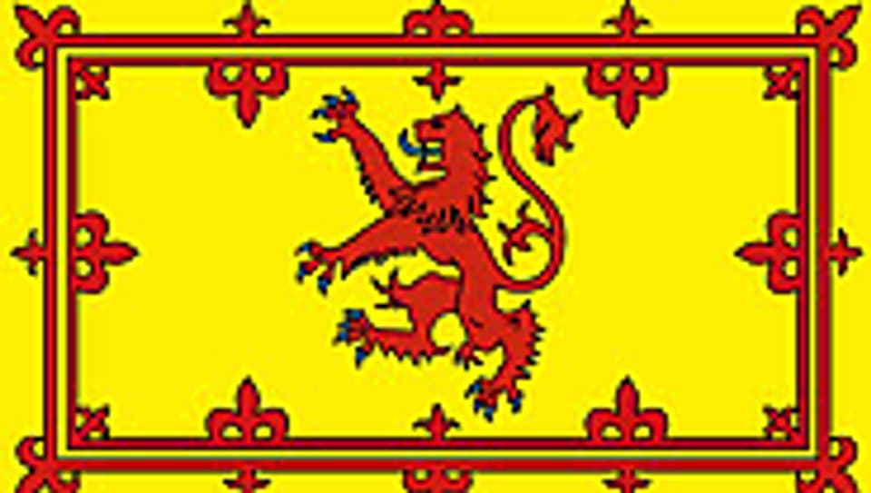 Die Flagge der schottischen Könige.
