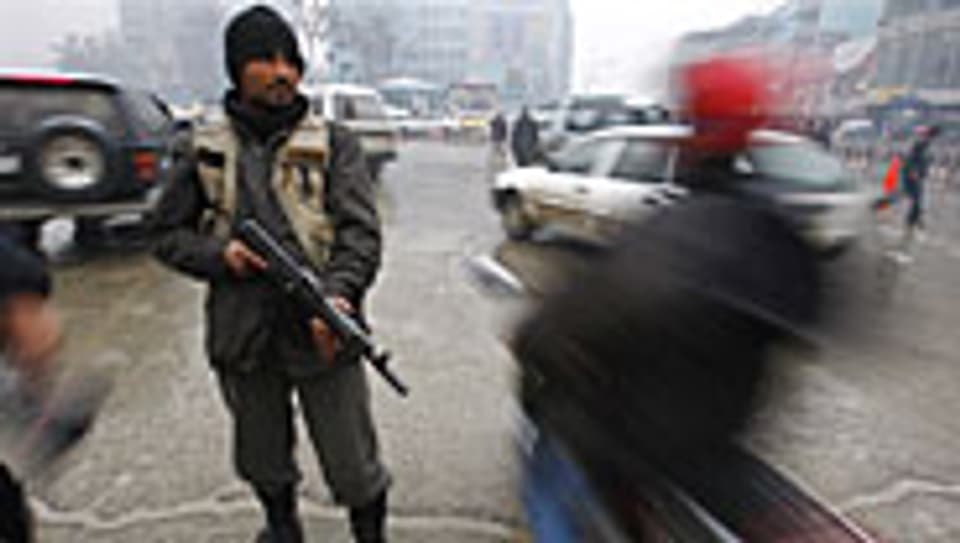 Grosse Sicherheitsvorkehrungen in Kabul.