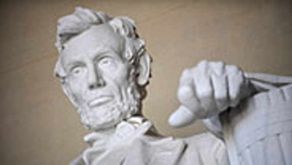 Das Lincoln Memorial in Washington ist ein Denkmal zu Ehren Abraham Lincolns.