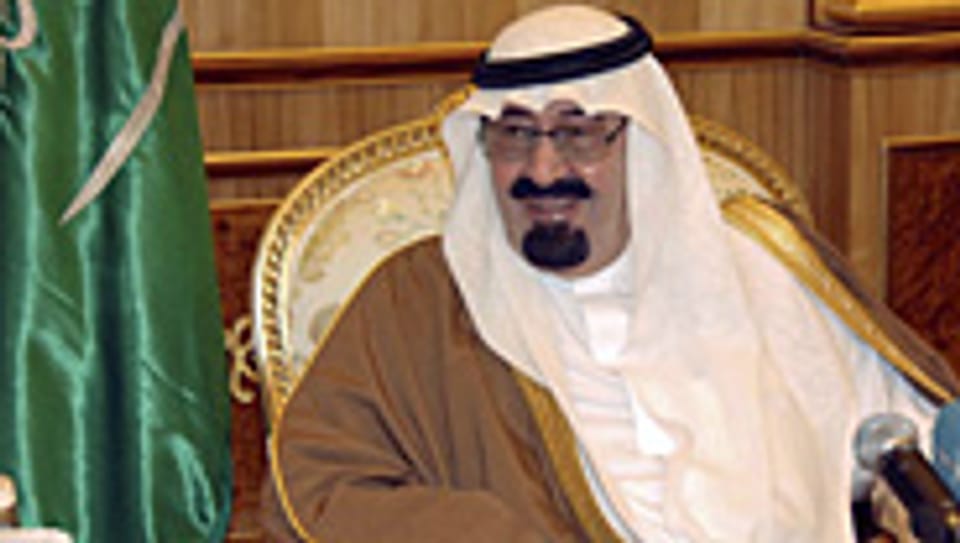Der saudische König Abdallah.