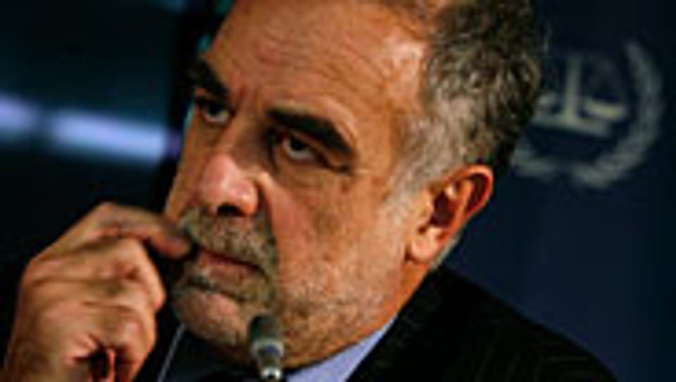 Luis Moreno-Ocampo, Chefankläger des Internationalen Strafgerichtshofes in Den Haag.