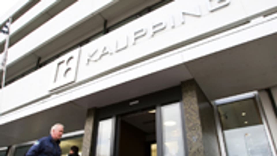 Kaupthing-Filiale: Die zusammengebrochene Bank steht für Islands schwere Krise.