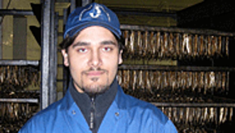 Henris Babris, Leiter Technologie und Qualitätskontrolle der Fischkonserven-Fabrik in Salacgriva, Lettland.