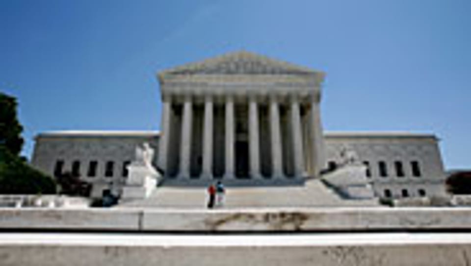 Der Oberste Gerichtshof der Vereinigten Staaten kommt in Washington, D.C. zusammen.