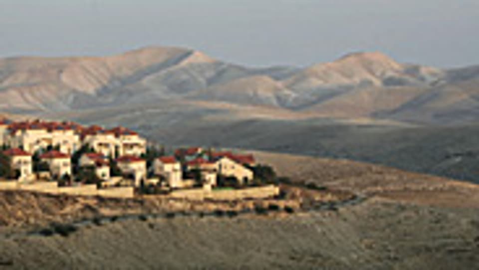 Israelische Siedlung auf der Westbank.