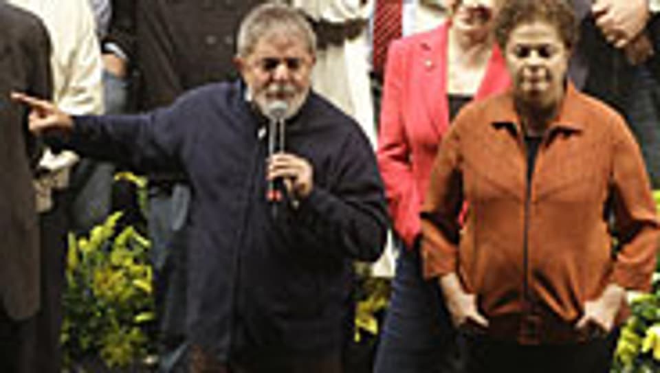 Präsident Luiz Inacio Lula da Silva geht. Ihm soll Dilma Rousseff folgen.