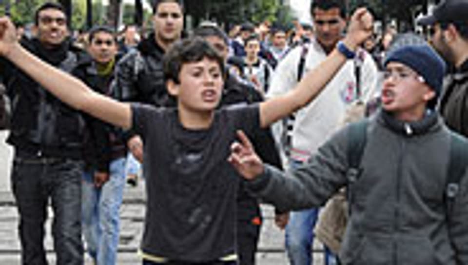 Studierende gehörten in Tunesien zur treibenden Kraft der Proteste.