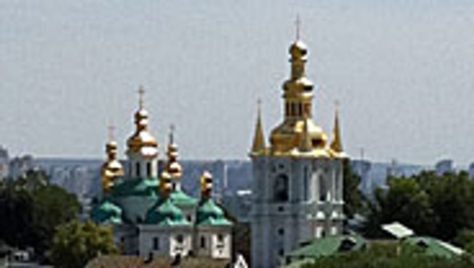 Hoehlenkloster in der ukrainischen Hauptstadt Kiew