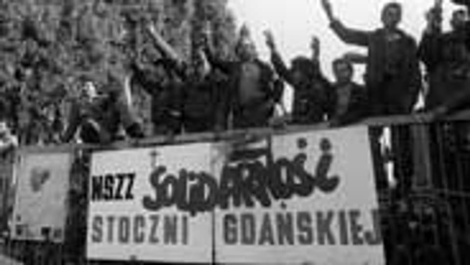 Solidarnosc-Proteste 1981 in Danzig