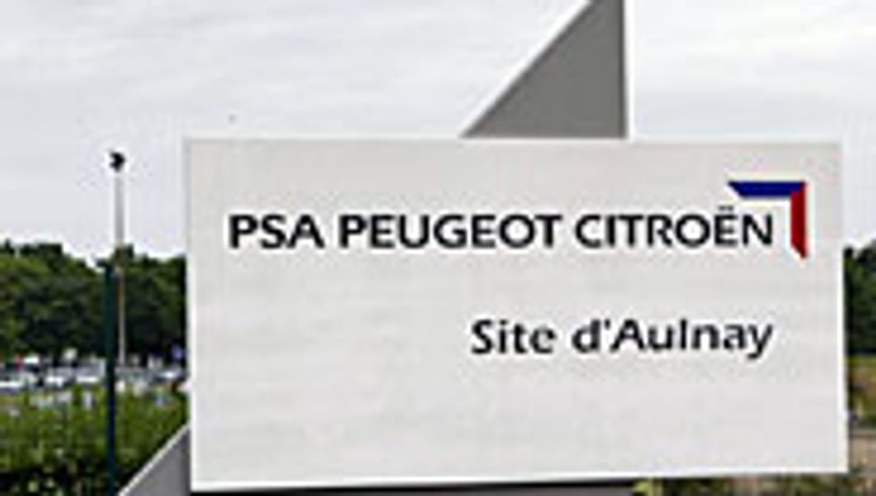 Peugeot Citroën-Werk in Aulnay, nördlich von Paris