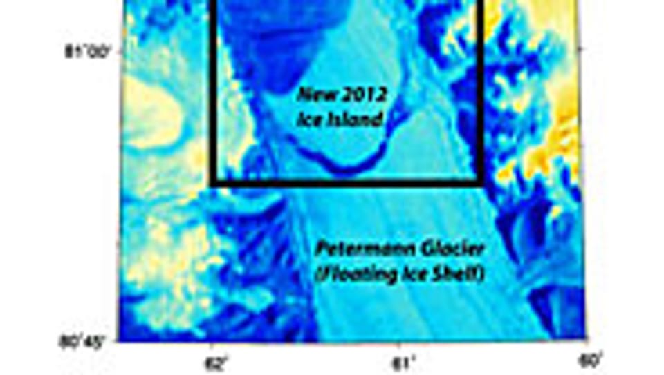 Nasa-Bild vom Gletscher-Abbruch