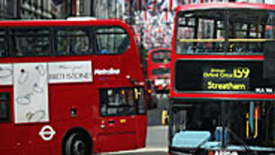 Doppelstock-Busse in London