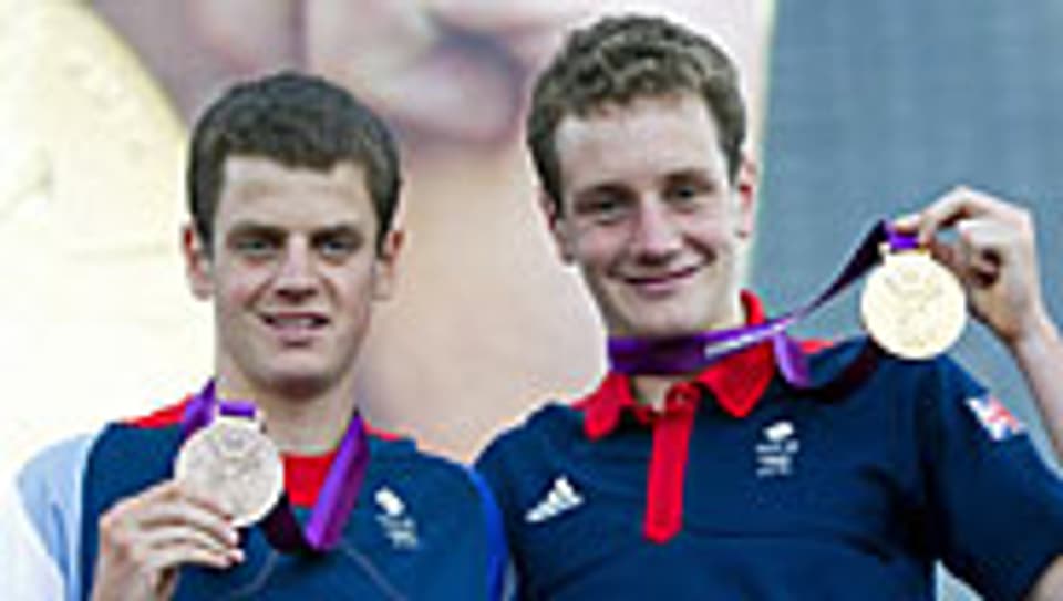 Bronze und Gold für britische Triathlon-Brüder Jonny und Alistair Brownlee