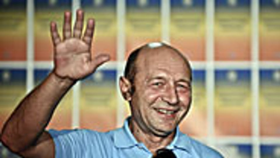 Der rumänische Präsident Traian Basescu