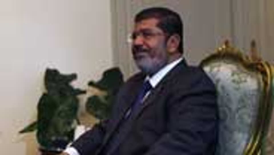Präsident Mohammed Mursi am 8. August 2012 in Kairo