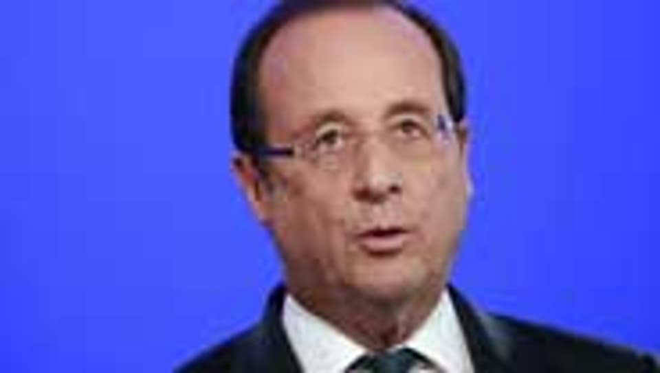 François Hollande während einer Rede in Paris