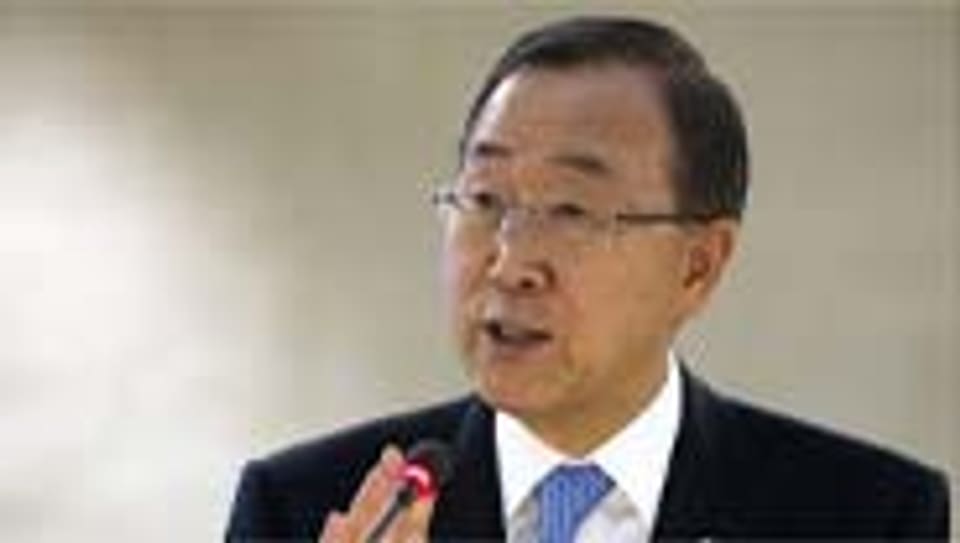 Ban-Ki Moon fordert Bestrafung von Kriegsverbrechen
