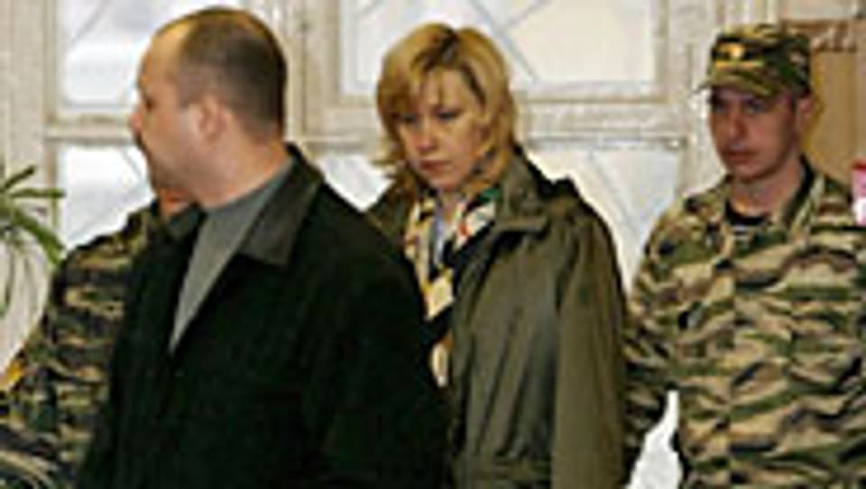 Svetlana Bachmina während ihres Prozesses 2006