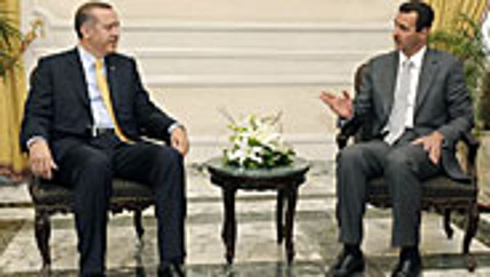 Da sprachen die zwei Präsidenten noch zusammen: Tayyip Erdogan und Bashar al-Assad.