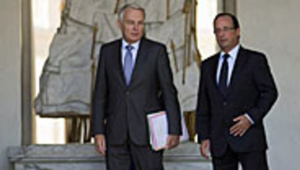 Jean-Marc Ayrault und François Hollande