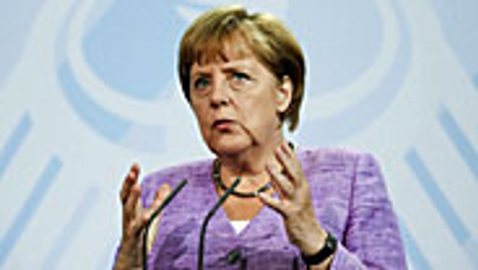 Die deutsche Bundeskanzlerin Angela Merkel.