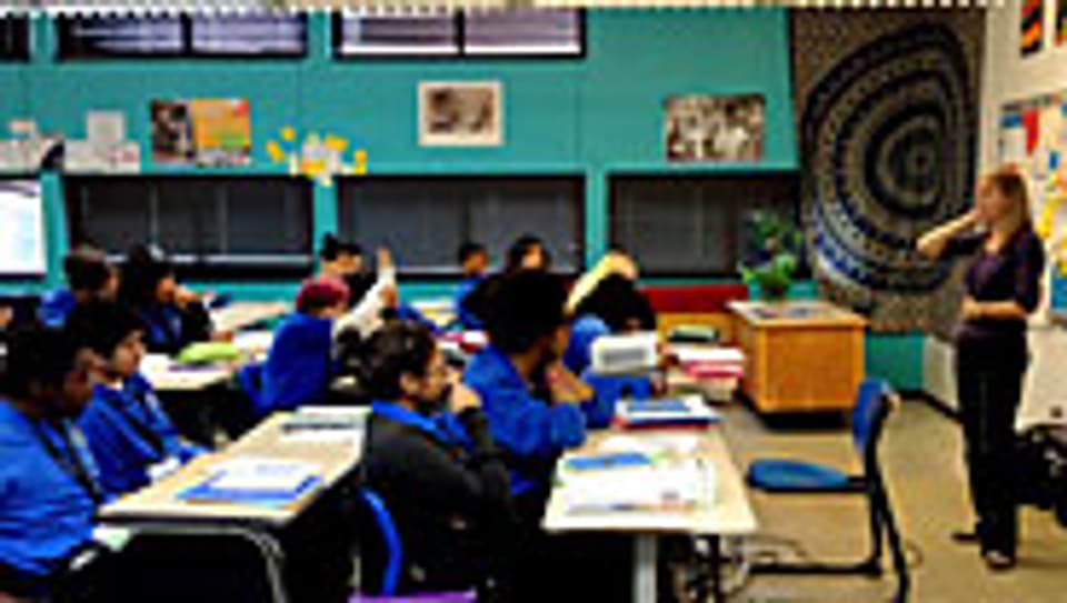 Blick in eine Klasse der «Perspectives Rodney D. Joslin School» in Chicago.
