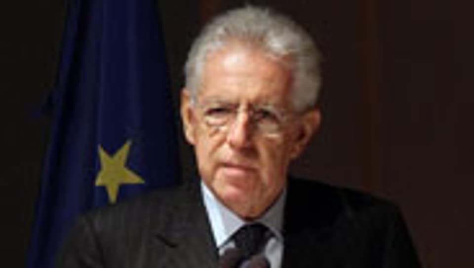 Mario Monti bei einer Einweihungsfeier in Milano am 15. November 1212