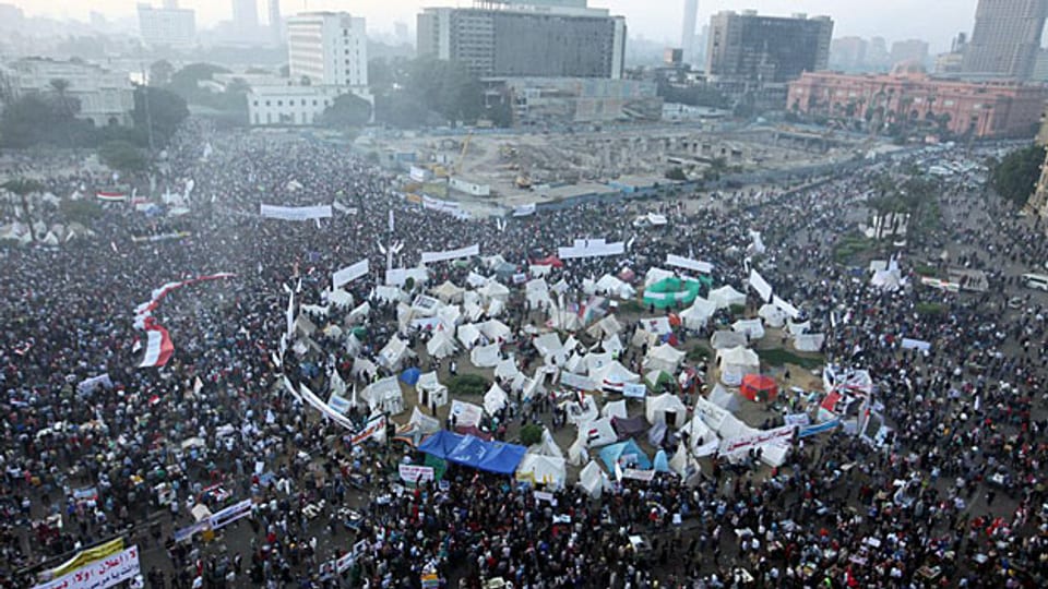 Proteste auf dem Tahrirplatz in Kairo Ende November - und auch am Dienstag wieder.