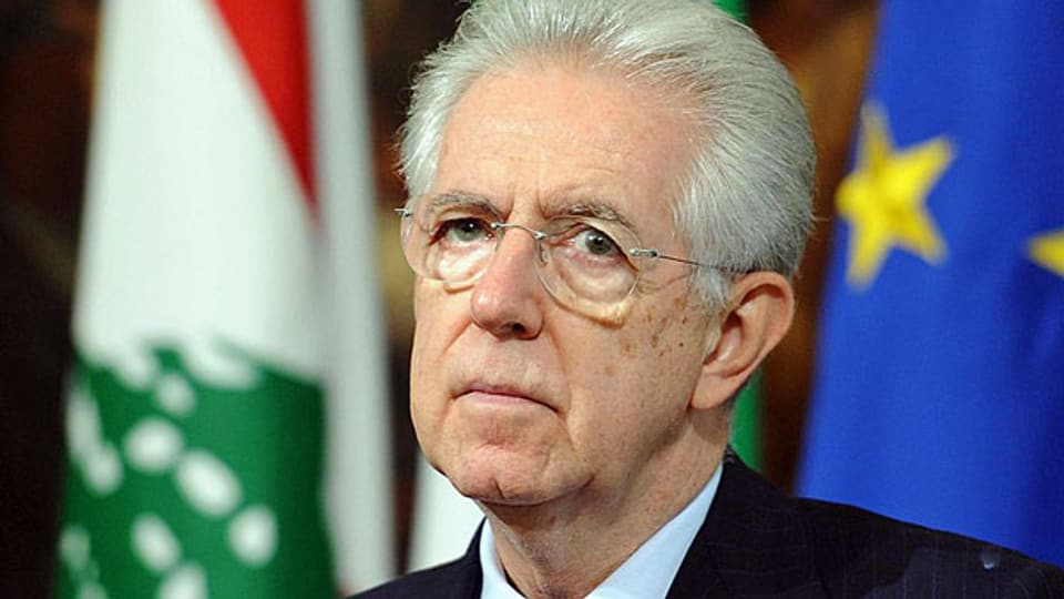 Der italienische Ministerpräsident Mario Monti